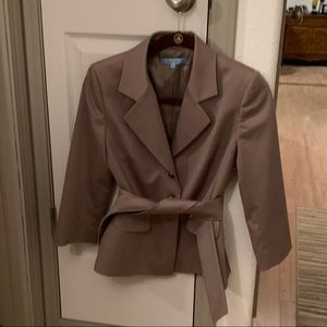 3-piece beige Antonio Melani: blazer, pants &skirt